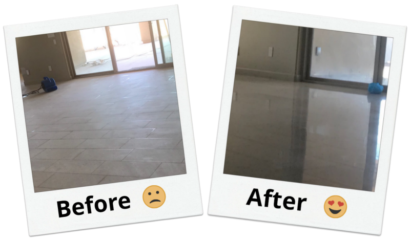Advantage Plus Carpet & Stone - Natural Stone Before/After